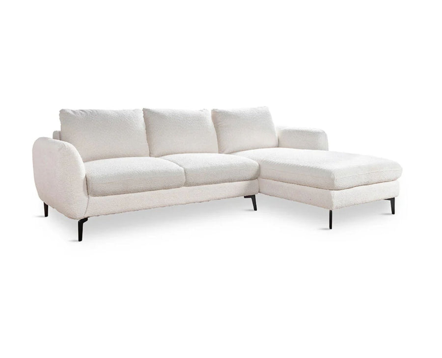 Shoreditch 3 Seater Right Hand Side Facing Sofa Furniselan White