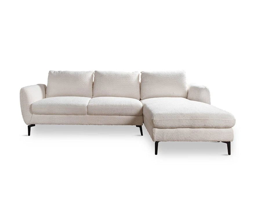 Shoreditch 3 Seater Right Hand Side Facing Sofa Furniselan White