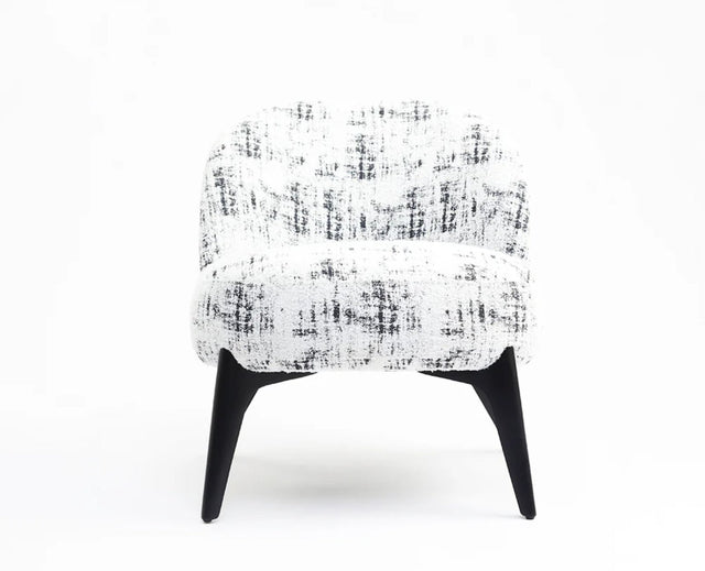 Sienna Slouch Lounge Chair - Dining Chair - Furniselan-White