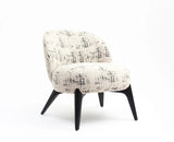 Sienna Slouch Lounge Chair - Dining Chair - Furniselan-White