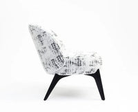 Sienna Slouch Lounge Chair - Dining Chair - Furniselan-White