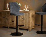 Slate Urban Swivel Bar Chair