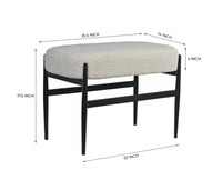 SoftSquare Stool Ottoman Poufee - Stools - Furniselan - White