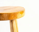 Soho Wooden Bar Stool Furniselan Light Brown