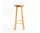Soho Wooden Bar Stool Furniselan Light Brown