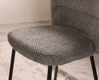 Solterra Grove Dining Chair – Modern Upholstered Dining Chair for Home & Café Speckled Ochre