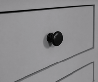 Spain Solid Mango Wood Shoe Rack Cabinet - 2 Doors & 2 Drawers - Sideboard - Furniselan -  Cool Grey