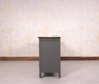 Spain Solid Mango Wood Sideboard Cabinet - 2 Doors & 3 Drawers - Sideboard - Furniselan - Slate-Grey