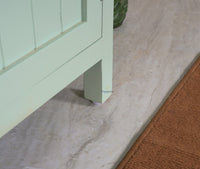 Spain Solid Mango Wood Sideboard Cabinet - 3 Doors & 3 Drawers - Sideboard - Furniselan - Silt-Green