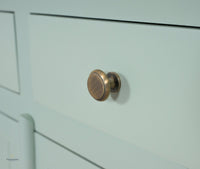 Spain Solid Mango Wood Sideboard Cabinet - 3 Doors & 3 Drawers - Sideboard - Furniselan - Silt-Green