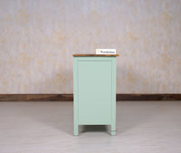 Spain Solid Mango Wood Sideboard Cabinet - Three Doors - Sideboard - Furniselan - Silt-Green