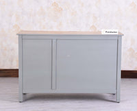 Spain Solid Mango Wood Sideboard Cabinet - Three Doors - Sideboard - Furniselan