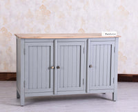 Spain Solid Mango Wood Sideboard Cabinet - Three Doors - Sideboard - Furniselan