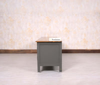 Spain Solid Mango Wood Tv cabinet - Two Doors and two Drawers - Tv Cabinet - Furniselan - Slate-Grey