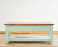 Spain Wooden Coffee Table Furniselan - Silt-Green