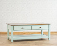 Spain Wooden Coffee Table Furniselan - Silt-Green