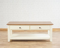 Spain Wooden Coffee Table Furniselan - Milky-White