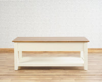 Spain Wooden Coffee Table Furniselan - Milky-White