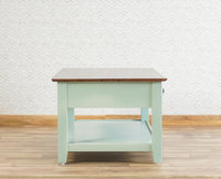 Spain Wooden Coffee Table Furniselan - Silt-Green
