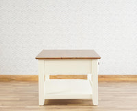 Spain Wooden Coffee Table Furniselan - Milky-White