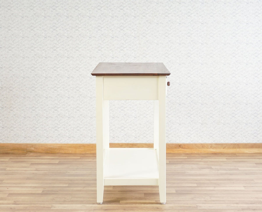 Spain Wooden Console Table Furniselan - Frosty White