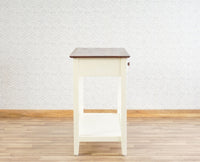 Spain Wooden Console Table Furniselan - Milky-White