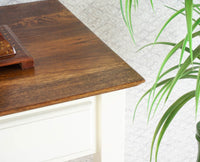 Spain Wooden Console Table Furniselan - Milky-White