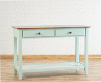 Spain Wooden Console Table Furniselan - Silt-Green