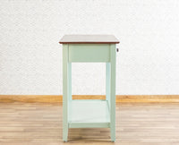 Spain Wooden Console Table Furniselan - Silt-Green