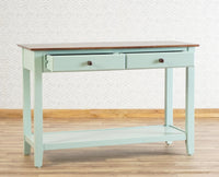Spain Wooden Console Table Furniselan - Silt-Green