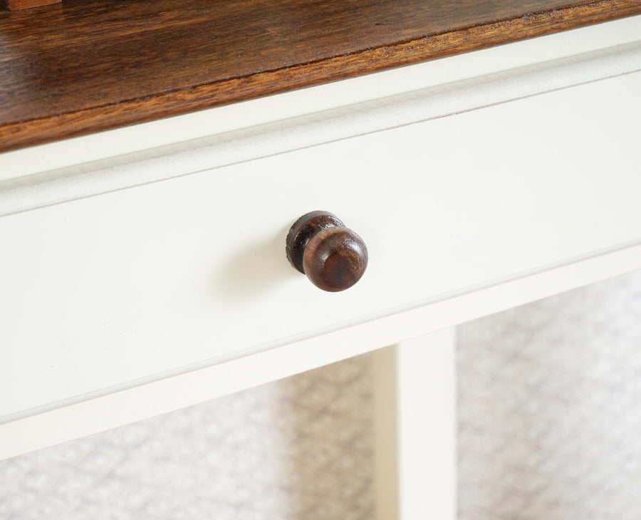 Spain Wooden Console Table Furniselan - Frosty White