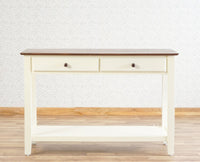 Spain Wooden Console Table Furniselan - Milky-White