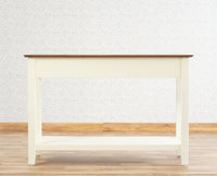 Spain Wooden Console Table Furniselan - Milky-White
