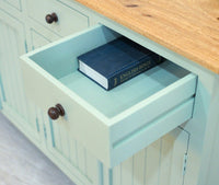 Spain Wooden Large Sideboard Cabinet - Sideboard - Furniselan - Silt-Green