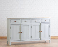 Spain Wooden Large Sideboard Cabinet  - Cool-Grey