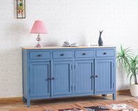 Spain Wooden Large Sideboard Cabinet  - China-Blue