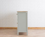 Spain Wooden Large Sideboard Cabinet  - Cool-Grey