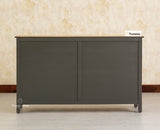 Spain Wooden Large Sideboard Cabinet slate grey 