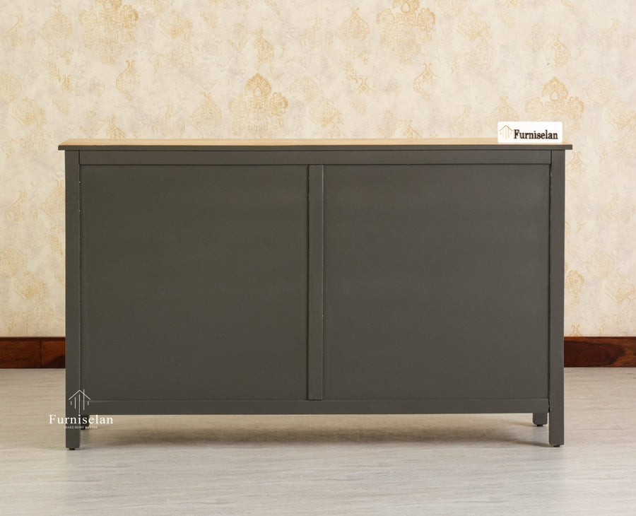 Spain Wooden Large Sideboard Cabinet slate grey 