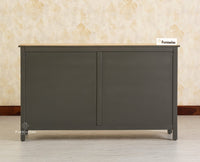 Spain Wooden Large Sideboard Cabinet slate grey 
