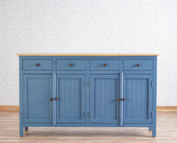 Spain Wooden Large Sideboard Cabinet  - China-Blue