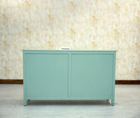 Spain Wooden Large Sideboard Cabinet - Sideboard - Furniselan - Silt-Green
