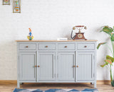 Spain Wooden Large Sideboard Cabinet  - Cool-Grey