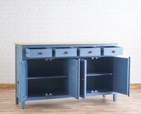 Spain Wooden Large Sideboard Cabinet  - China-Blue