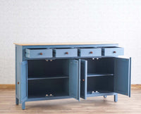 Spain Wooden Large Sideboard Cabinet  - China-Blue