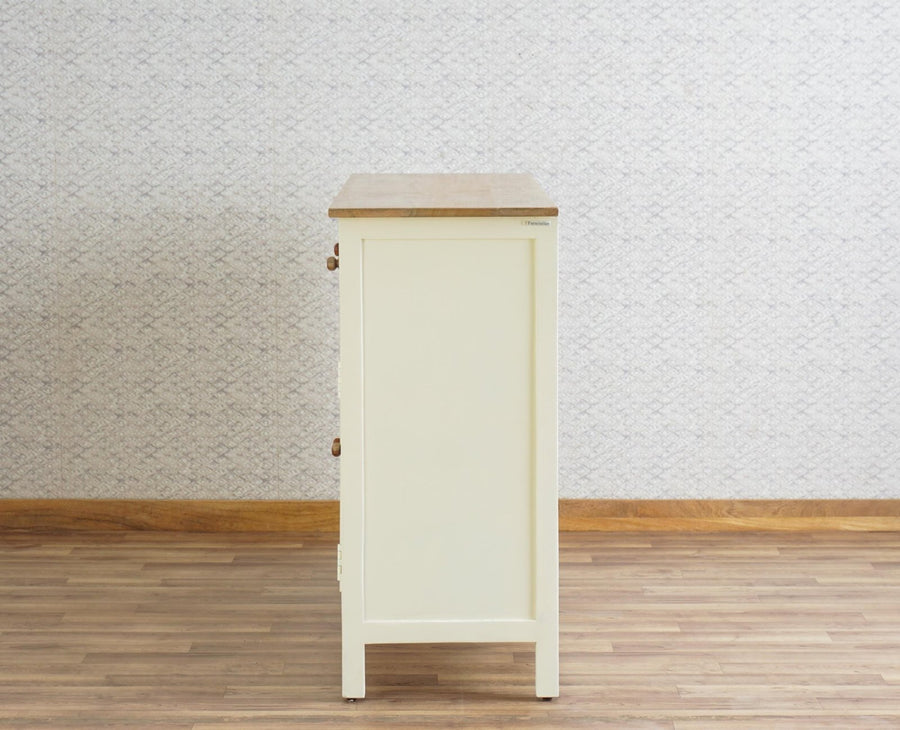 Spain Wooden Large Sideboard Cabinet  - Frosty White