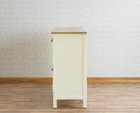 Spain Wooden Large Sideboard Cabinet  - Milky-White
