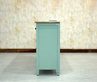 Spain Wooden Large Sideboard Cabinet - Sideboard - Furniselan - Silt-Green