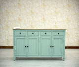 Spain Wooden Large Sideboard Cabinet - Sideboard - Furniselan - Silt-Green