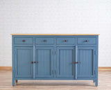 Spain Wooden Large Sideboard Cabinet  - China-Blue